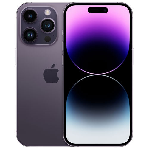 Refurbished (Fair) - Apple iPhone 14 Pro 128GB - Deep Purple - Unlocked