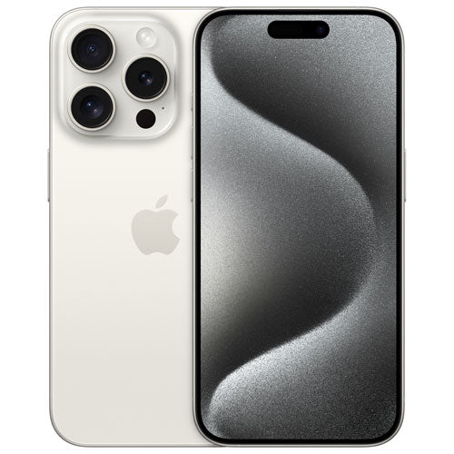 Refurbished (Excellent) - Apple iPhone 15 Pro 128GB - White Titanium - Unlocked