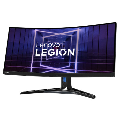 Open Box - Lenovo Legion Y34wz-30 34-inch VA Curved WQHD 180Hz USB-C Docking Gaming Monitor, For Gaming