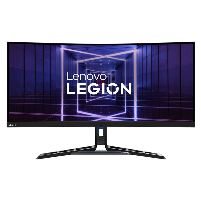 Open Box - Lenovo Legion Y34wz-30 34-inch VA Curved WQHD 180Hz USB-C Docking Gaming Monitor, For Gaming