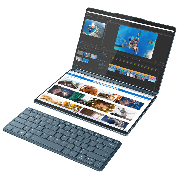 Open Box - Lenovo Yoga Book 9 13.3" Laptop, Intel Core i7-1355U, 16GB RAM, 1TB SSD, Win 11