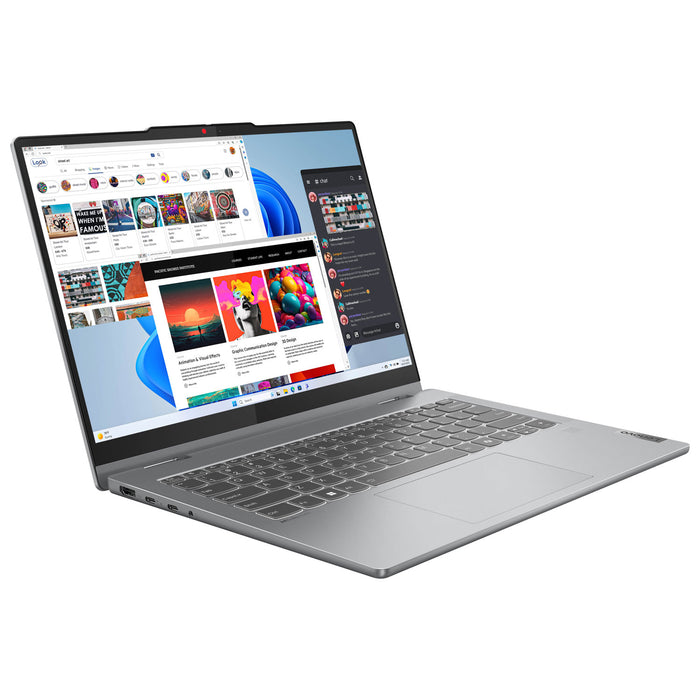 Refurbished (Excellent) - Lenovo IdeaPad 5 2-in-1 - 16" - Intel Core 3-100U - 8GB RAM - 512GB SSD - Win 11 Pro - Like New in box - 1 Year warranty