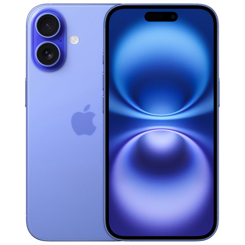 Refurbished (Fair) - Apple iPhone 16 128GB - Ultramarine - Unlocked