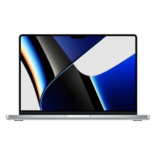 Refurbished (Fair) - Apple MacBook Pro 14" (2021) - Silver (Apple M1 Pro Chip / 512GB SSD / 16GB RAM) - Minor Scratches / Scuffs