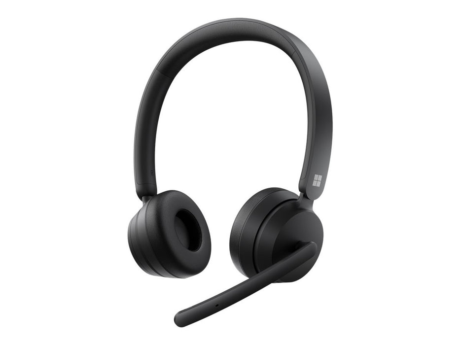 Microsoft Modern Wireless Headset: Teams Certified, on-ear controls, noise-reducing microphone, up to 50hr battery - ‎8JR-00001