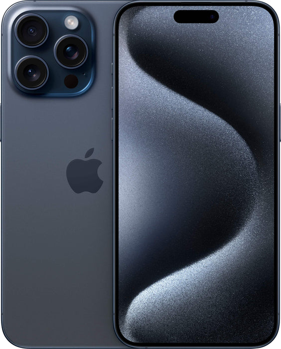 Refurbished (Fair) - Apple iPhone 15 Pro Max 256GB - Blue Titanium - Unlocked - Minor Scuffs / Scratches