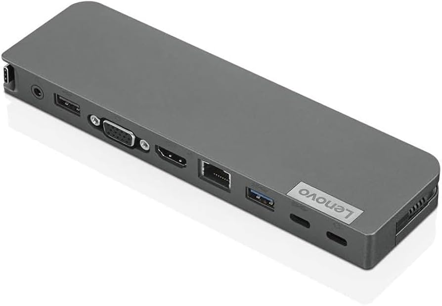 Refurbished (Good) - Lenovo USB-C Mini Dock with 65w AC Adapter 40AU0065US