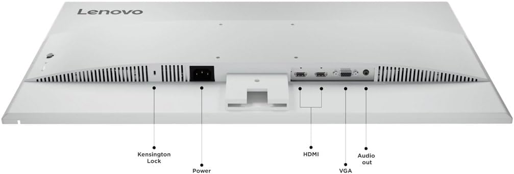 Lenovo L27i-40 (déballé) - Moniteur d'utilisation quotidienne - Écran IPS Full HD 27 pouces - 100 Hz - AMD FreeSync - Certification faible lumière bleue - Haut-parleurs intégrés - Webcam - HDMI - VGA - USB-C - Pied inclinable