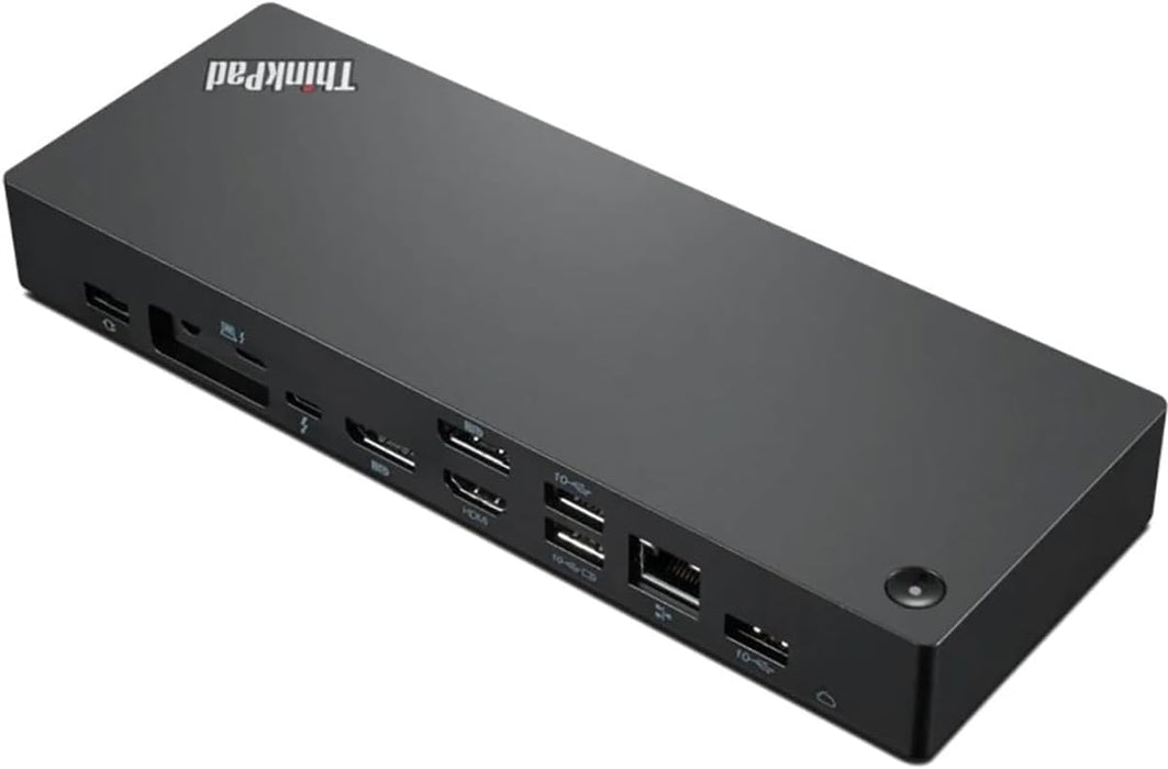 Open Box - Lenovo ThinkPad Thunderbolt 4 Workstation Dock - DisplayPort, USB C, HDMI, Ethernet- 40B10135US