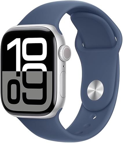 Refurbished (Excellent) - Apple Watch Series 10 [Cellular, 42mm] - Blue Band