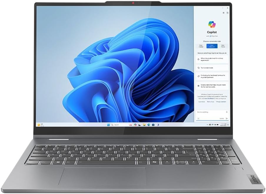 Remis à neuf (excellent) - Lenovo IdeaPad 5 - Écran tactile 14" - 2-en-1 - AMD Ryzen 7 8845HS avec carte graphique Radeon 780M - 16 Go de RAM - SSD 1 To - Windows 11 Pro