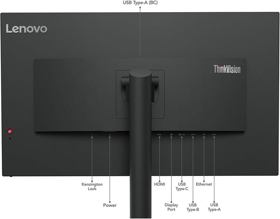 Open Box - Lenovo ThinkVision T22i-30 21.5 Full HD WLED LCD Monitor - 16:9 - Raven Black