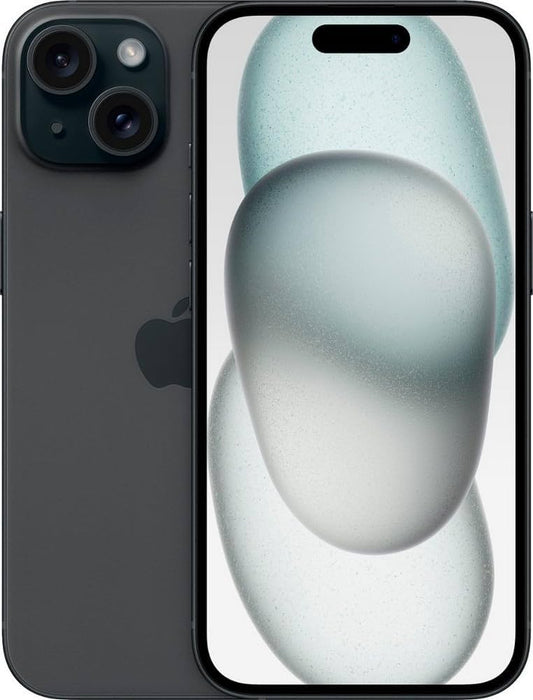 Refurbished (Fair) - Apple iPhone 15 128GB - Black - Unlocked