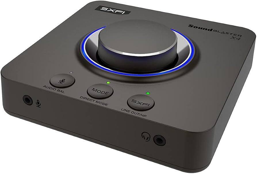 Brand New - Creative Labs Sound Blaster X4, External USB DAC & Headphone Amp, 7.1 Surround
