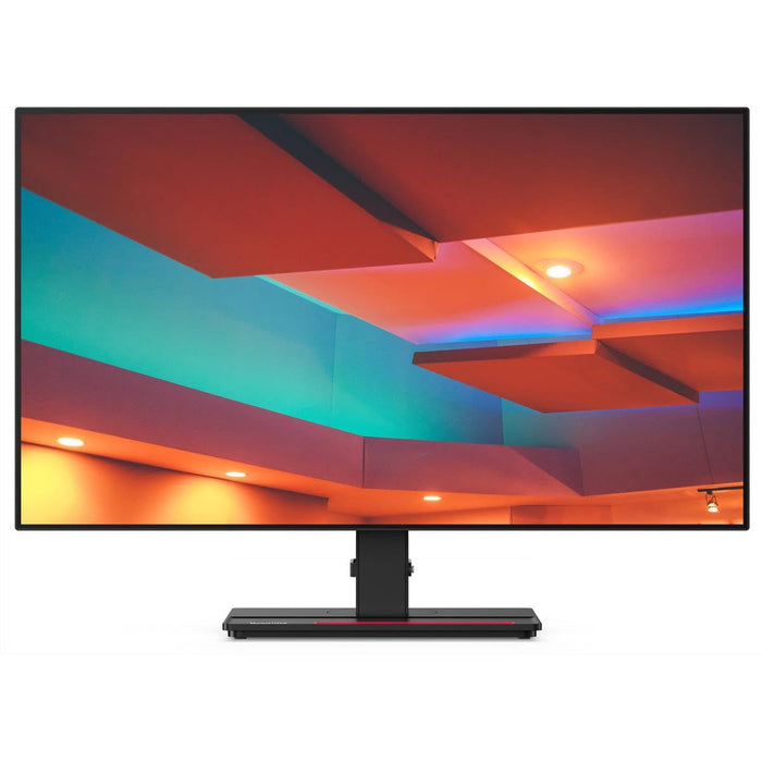 Open Box - Lenovo ThinkVision P27h-20 27" WQHD WLED LCD Monitor - 16:9 - Raven Black - 27" Class - in-Plane Switching (IPS) Technology - 2560 x 1440