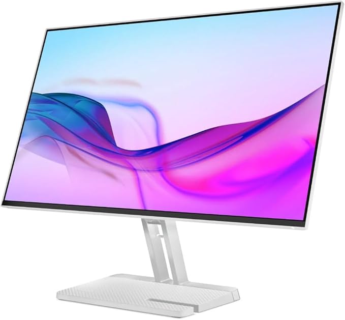 Lenovo L27i-40 (déballé) - Moniteur d'utilisation quotidienne - Écran IPS Full HD 27 pouces - 100 Hz - AMD FreeSync - Certification faible lumière bleue - Haut-parleurs intégrés - Webcam - HDMI - VGA - USB-C - Pied inclinable
