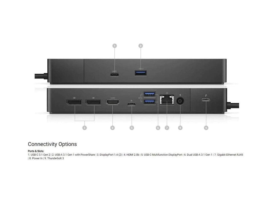 Refurbished (Good) - Dell Thunderbolt Dock- WD19TBS 130w