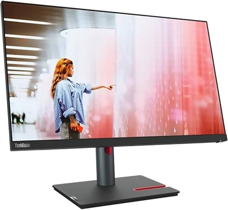 Open Box - Lenovo ThinkVision P24q-30 24" Class WQHD LCD Monitor - 16:9 - Raven Black
