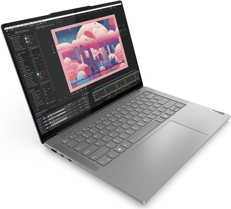 Remis à neuf (excellent) - Ordinateur portable Lenovo Yoga Pro 7 14AHP9 14" - AMD Ryzen 7 8845HS - NVIDIA RTX 3050 - SSD 512 Go - RAM 16 Go - Windows 11 Pro - Comme neuf