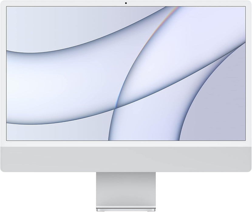 Refurbished (Excellent) - Apple iMac 24" (Spring 2021) - Silver (Apple M1 Chip / 7-Core GPU / 256GB SSD / 8GB RAM) - English