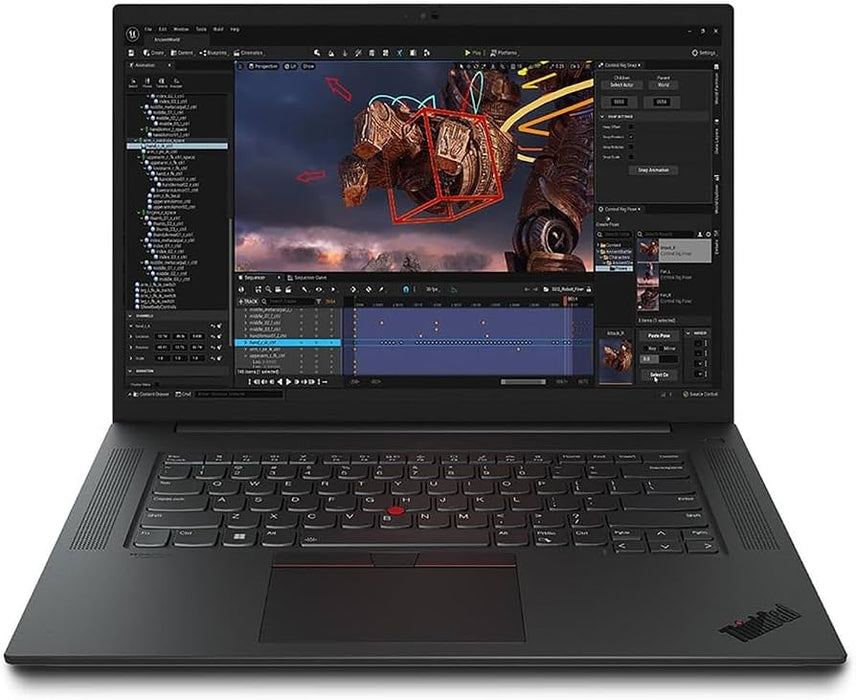 Refurbished(Good) - Lenovo ThinkPad P1 Gen 4 -16″ - Intel Core i7-11800H @ 2.30GHz - NVIDIA® T1200 (4GB)- 32GB RAM - 512GB SSD - Windows 11 Pro