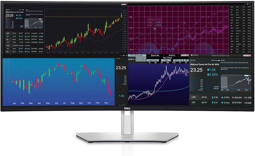 Boîte ouverte - Dell Écran LED incurvé UltraSharp U3824DW - 96,5 cm (38") - 3840 x 1600 UWQHD+