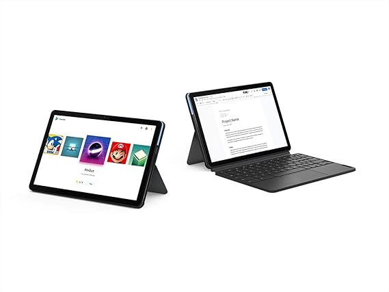 Refurbished (Good) - Lenovo IdeaPad Duet Chromebook (CT-X636F) - Type ZA6F5 - 10.1" Chromebook - MediaTek P60T Processor - 4GB RAM - 128GB EMCP - Chrome OS