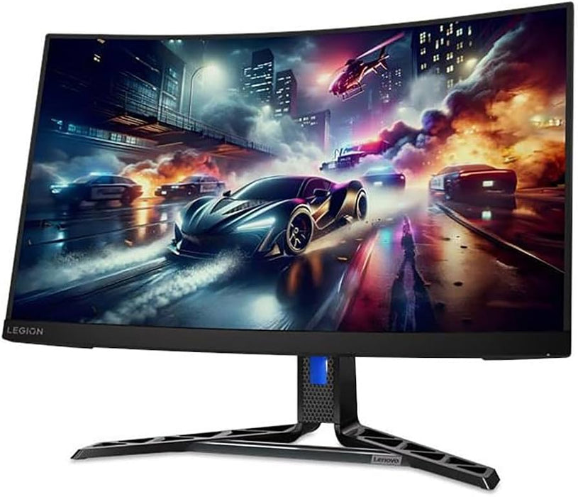 Open Box - Lenovo Legion R27qc-30 27" Class WQHD Curved Screen Gaming LED Monitor - 16:9 - Raven Black - 27" - 2560 x 1440