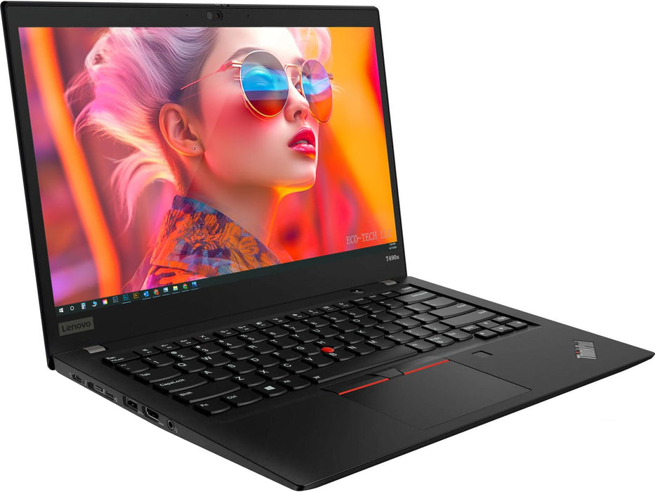 Refurbished (Fair) - Lenovo ThinkPad T490s 14" Laptop, Core i5-8365U, 16GB RAM, 512 GB SSD, Windows 11 Pro