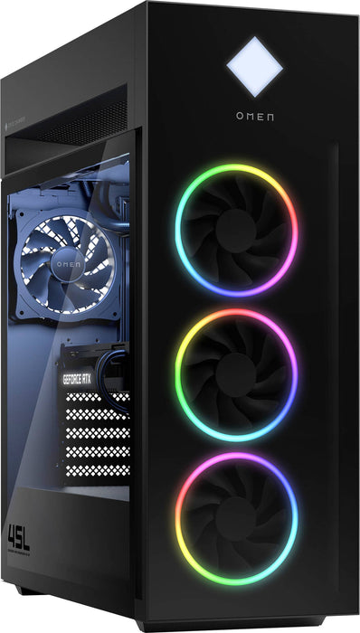Brand New - HP OMEN MAX 45L Gaming Desktop (CW5D0AA) - AMD Ryzen™ 7 9800X3D - 32GB RAM - 2TB NVMe SSD - NVIDIA® GeForce RTX™ 5080 (16GB) - Windows 11 Pro