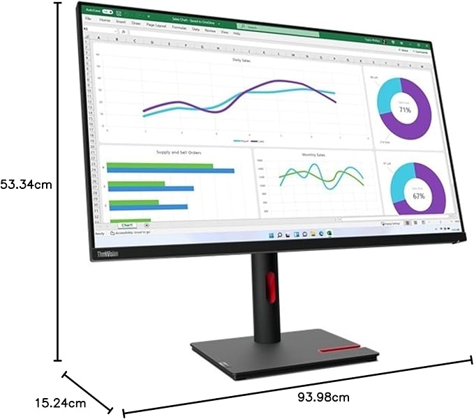 Boîte ouverte - ThinkVision T32h-30 - 31,5" QHD - 63D3GAR1US