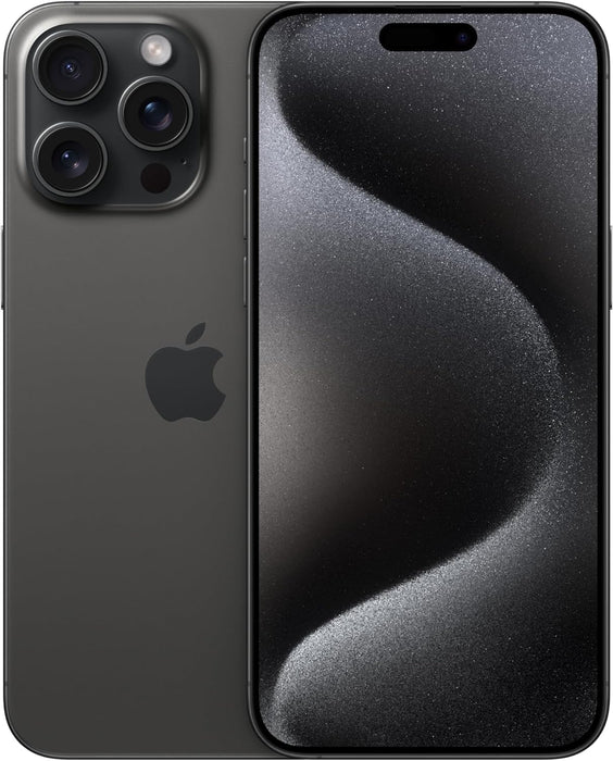 Refurbished (Fair) - Apple iPhone 15 Pro Max 512GB - Black Titanium - Unlocked