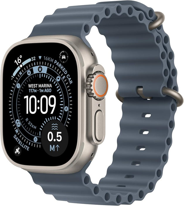 Refurbished (Excellent) - Apple Watch Ultra 3 [GPS + Cellular 49mm] - Natural Titanium