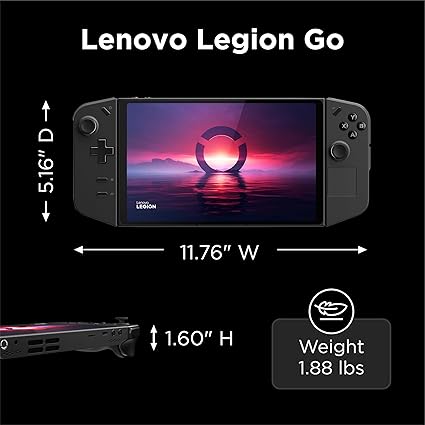 Open Box - Lenovo Legion Go 8APU1 8.8" WQXGA Touch Gaming Console (AMD Ryzen Z1 Extreme/16GB RAM/512 GB SSD/Windows 11)