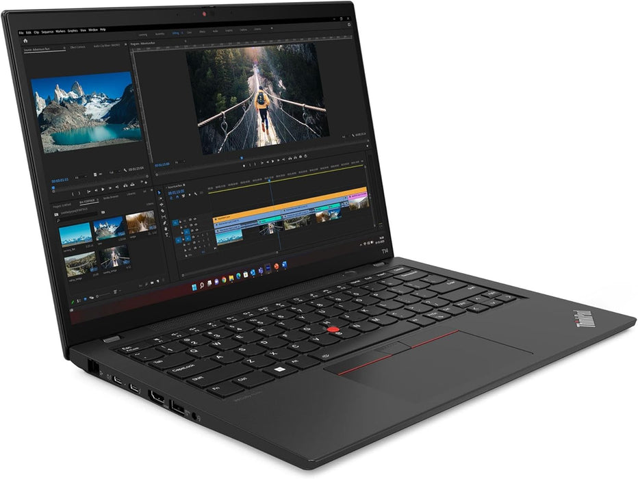 Remis à neuf (bon état) - Lenovo ThinkPad T14 Gen 4 - Ordinateur portable 14" - Processeur i5-1345U - 16 Go de RAM - 256 Go de SSD - Windows 11 Pro - Bilingue