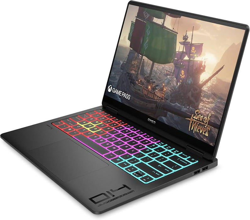 Neuf - PC portable gaming HP OMEN Transcend 14" (B81JLUA) - Intel Core Ultra 7 255H, NVIDIA GeForce RTX 5060 (8 Go), 16 Go RAM, 1 To NVMe - Windows 11