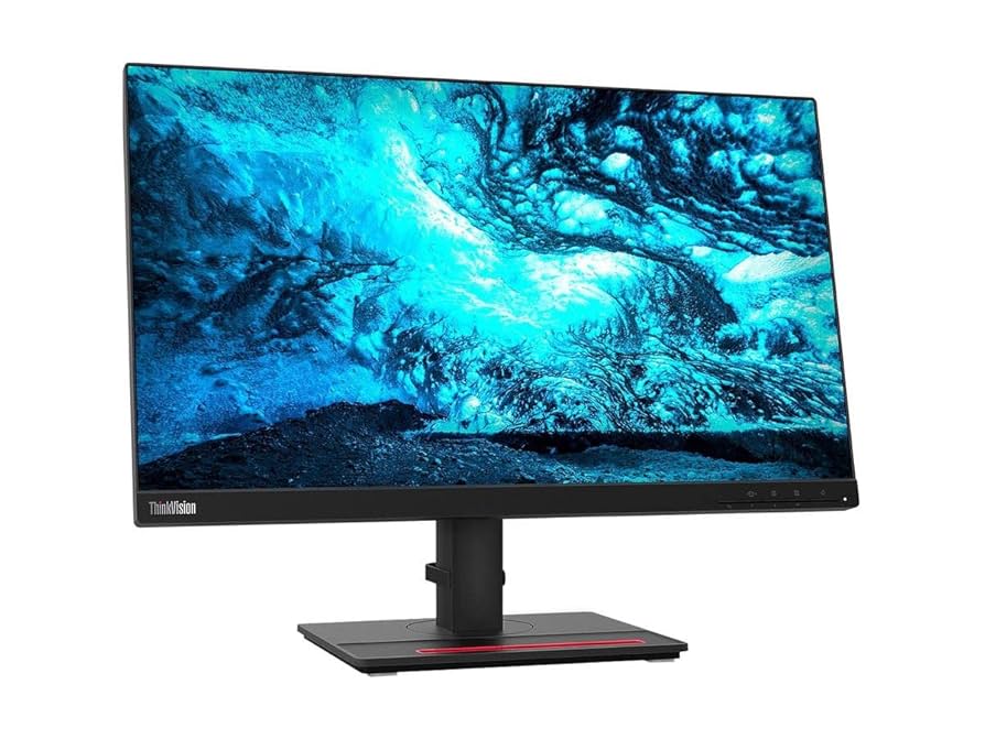 Écran LED IPS LENOVO 23" FHD 60 Hz (61F6MAR2US) - Noir corbeau