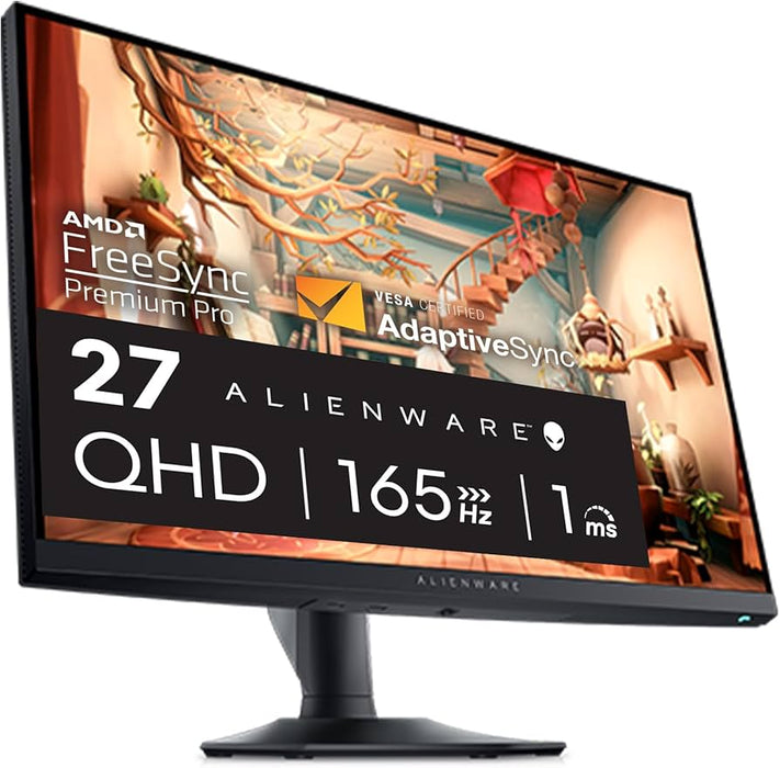 Refurbished (Excellent) - Alienware 27 Gaming Monitor - AW2723DF - 27-inch QHD (2560 x 1440) 280Hz 1ms Display, Fast IPS, AMD FreeSync Premium Pro