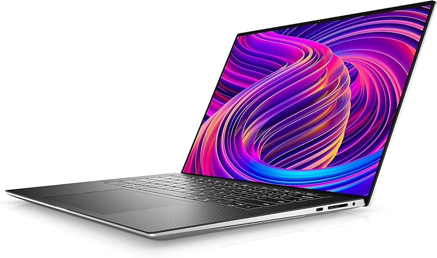 Refurbished (Fair) – Dell XPS 15 9510 15.6" Laptop (2021) - Intel Core i7- 11800H - RTX 3050 Ti (4GB) - 512GB SSD - 32GB RAM - Windows 11 Pro - Silver