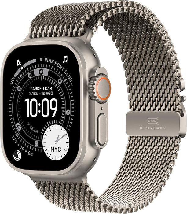 Refurbished (Excellent) - Apple Watch Ultra 3 [GPS + Cellular 49mm] - Natural Titanium