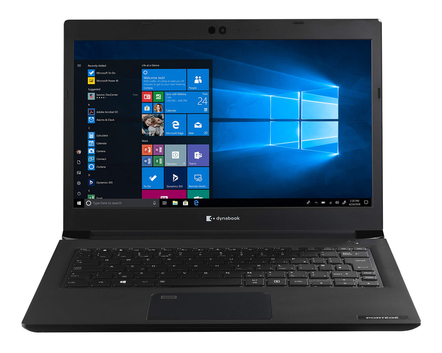 Refurbished (Good) - Dynabook Portege A30-E - 13.3" Laptop - i5-8350U - 16GB RAM - 256GB SSD - Touch Screen - Windows 11 Pro - Bilingual