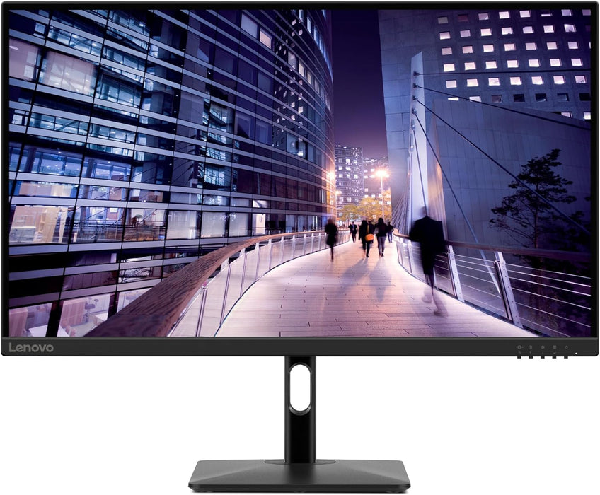 Produit déballé - Moniteur Lenovo N27p 27" QHD (3840 x 2160) - 2 ports HDMI, 1 port DisplayPort, 350 nits, 180 Hz, dalle IPS, temps de réponse de 0,5 ms - Noir