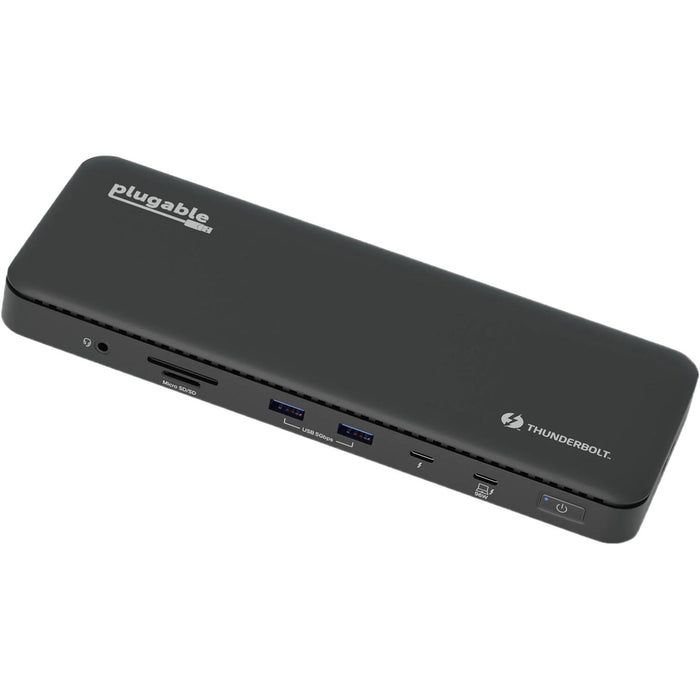 Brand New - Plugable Thunderbolt 4 Dock (TB5/USB4 Compatible) – 100W Charging, Dual 4K 60Hz HDMI, 8K via Thunderbolt, 13 Ports, Ethernet