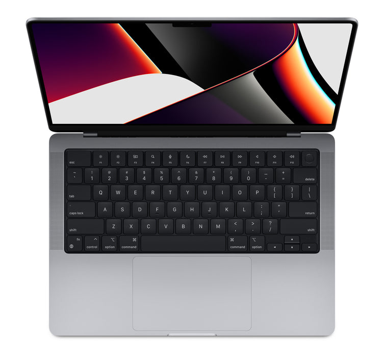 Reconditionné (État correct) - Apple MacBook Pro 14" (2021) - (Puce Apple M1 Pro / SSD 1 To / 16 Go RAM)