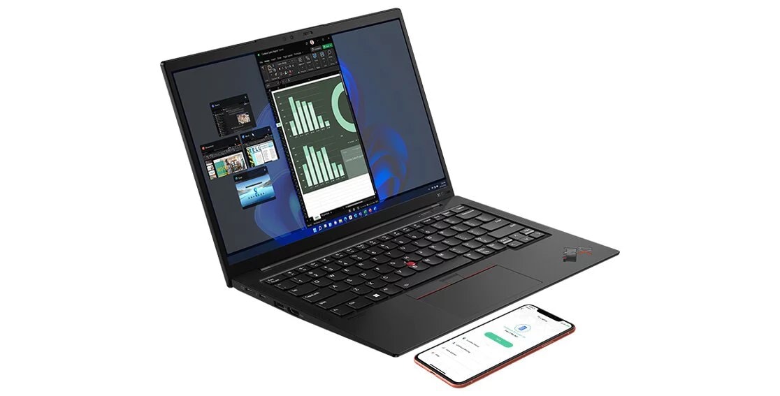 Refurbished(Excellent) - Lenovo ThinkPad X1 Carbon G10 21CB009KUS - Core i7-1270P 32 GB 512 GB Fingerprint Reader Windows 11 Pro - 1 Year Warranty