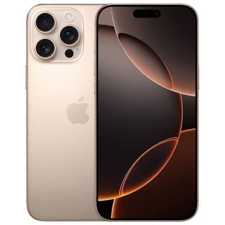 Refurbished (Fair) - Apple iPhone 16 Pro Max 256GB - Desert Titanium - Unlocked - Minor Scuffs / Scratches - eSim Only