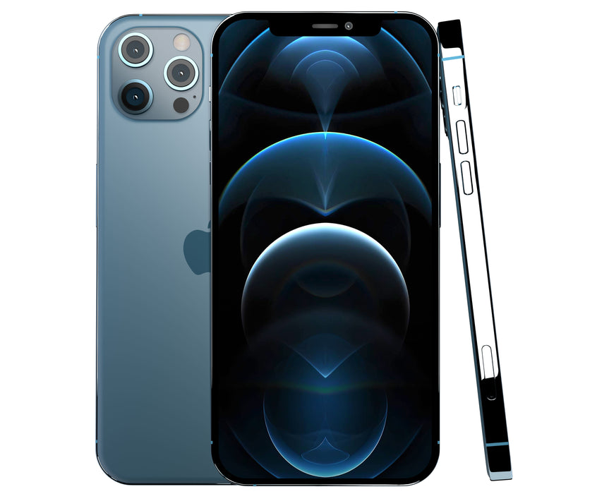 Remis à neuf (excellent) - Apple iPhone 12 Pro Max 128 Go - Bleu Pacifique - Débloqué