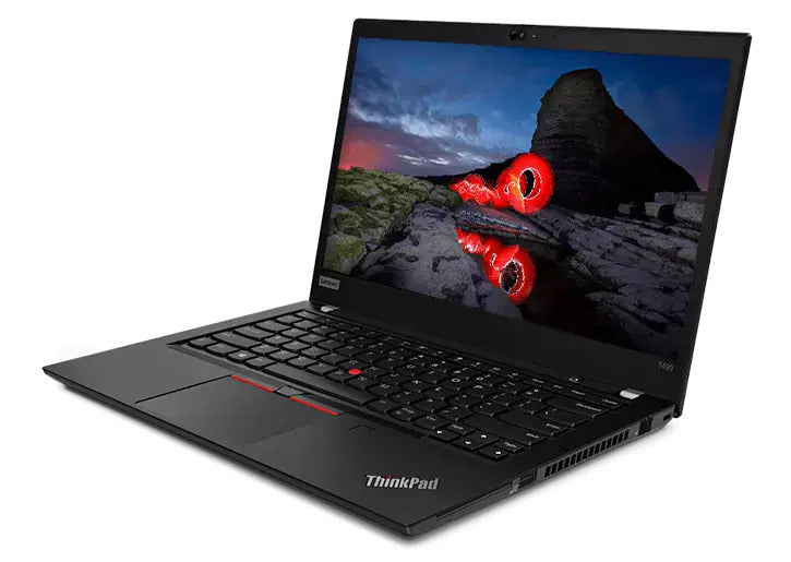 Remis à neuf (Excellent état) - Ordinateur portable Lenovo ThinkPad T490 14" - Noir brillant (Intel i5-8365U / 16 Go de RAM / SSD de 256 Go / Windows 11 Pro)