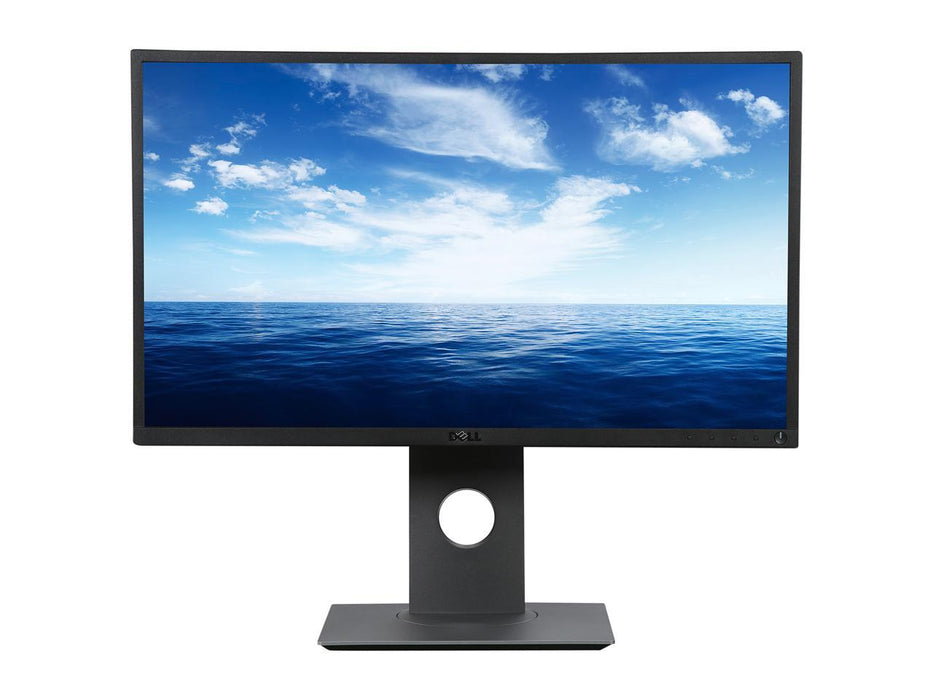 Dell P2417H Widescreen FHD LED Backlit LCD Monitor / 1080p / HDMI / Display Port / VGA / Black