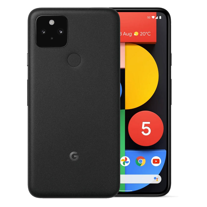 Refurbished (Excellent) - Google Pixel 4a with 5G 128GB - Just Black - Unlocked